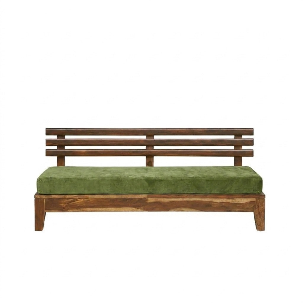 Kia Sheesham Wood 3 seater Sofa In Provincial Teak In Living Room