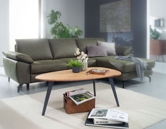 Orota Solid Wood Coffee Table In Natural Finish For Living Room