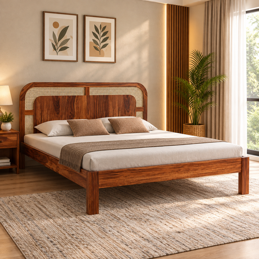 Sheesham Wood King Size Bed1