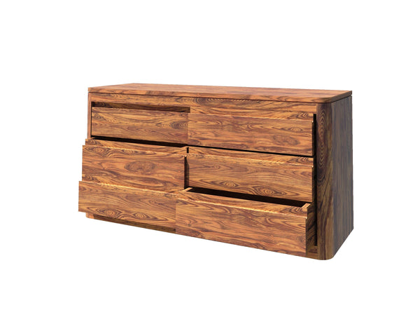 Segur Solid Wood chest of drawer In Teak Finish