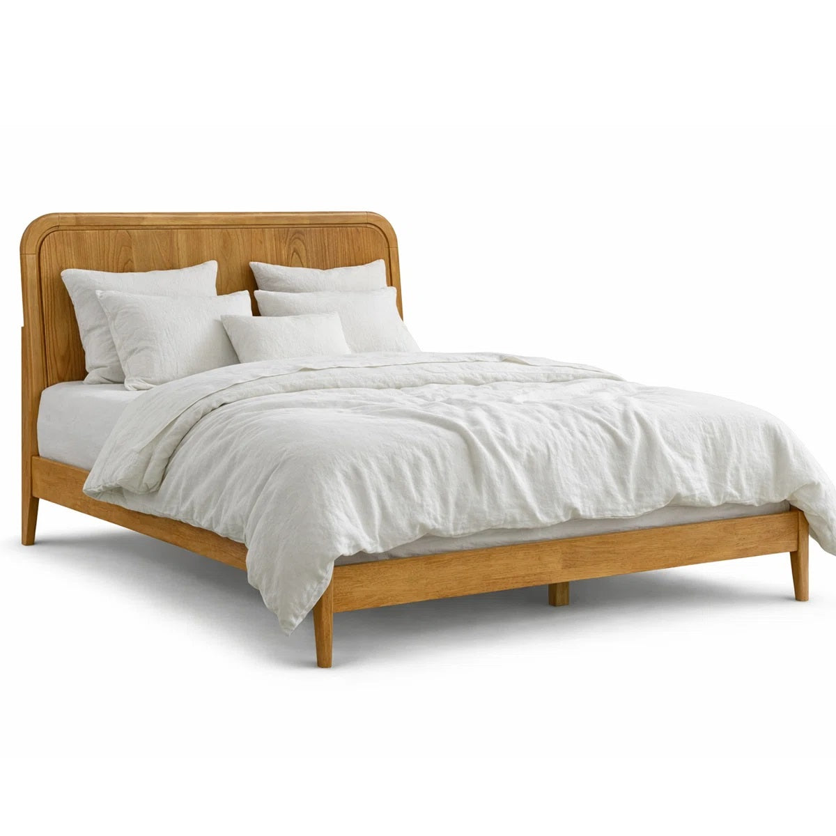Solid Wood King Size Bed For Living Space