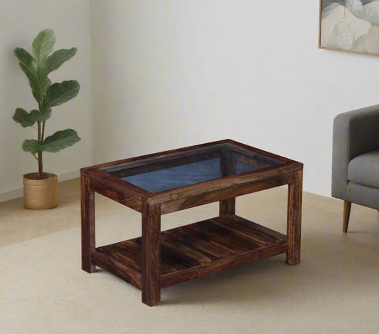 Sheesham Wood Coffee Table For Living Room Furniture #009