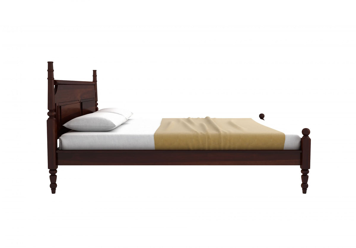 king size wooden bed