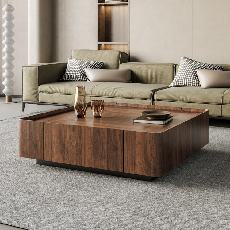 Segur Solid Sheesham Wood Coffee Table In Provincial Finish