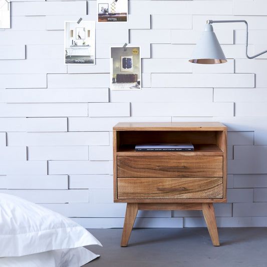 Baliya Solid Mango Wood Sideboard In Walnut For Lining Room Furniture