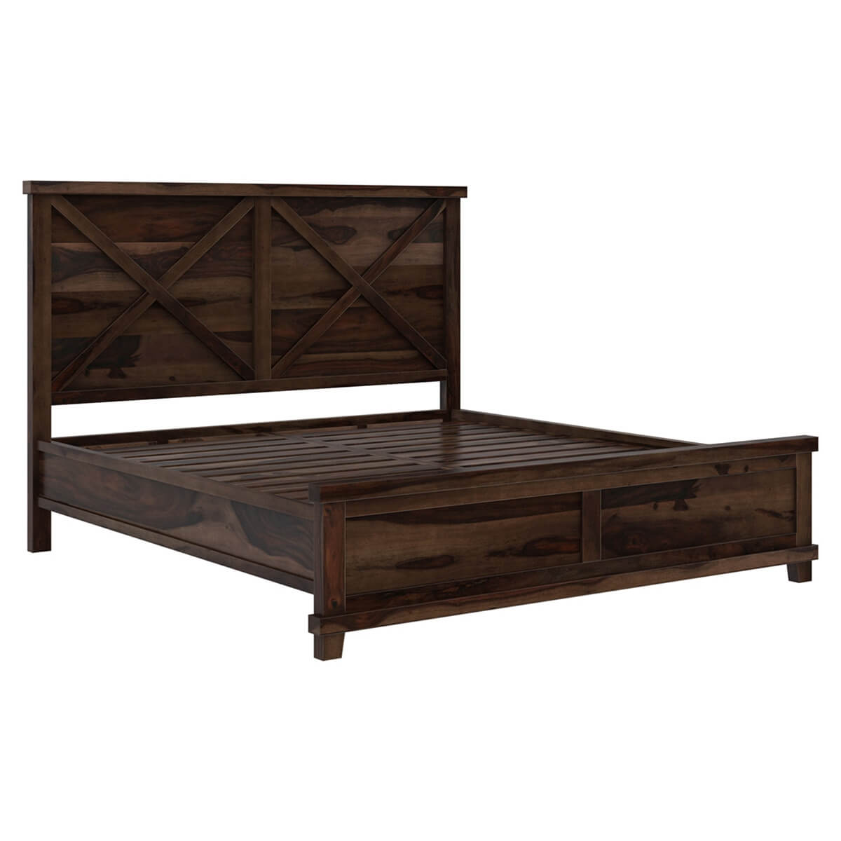 Royal Place Sheesham Wood King Size Bed For Bedroom Furniture