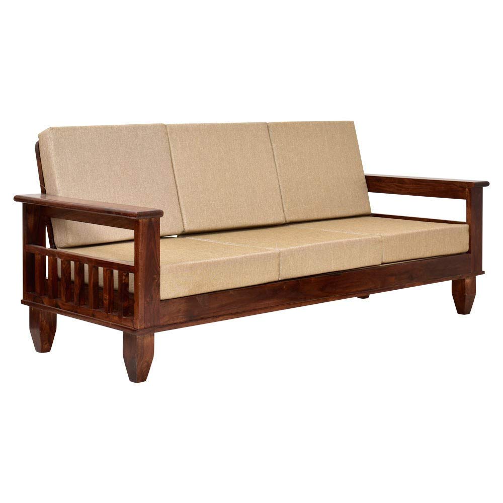 Royal Place Sheesham Wood 5 Seater Sofa Set For Living Room Furniture