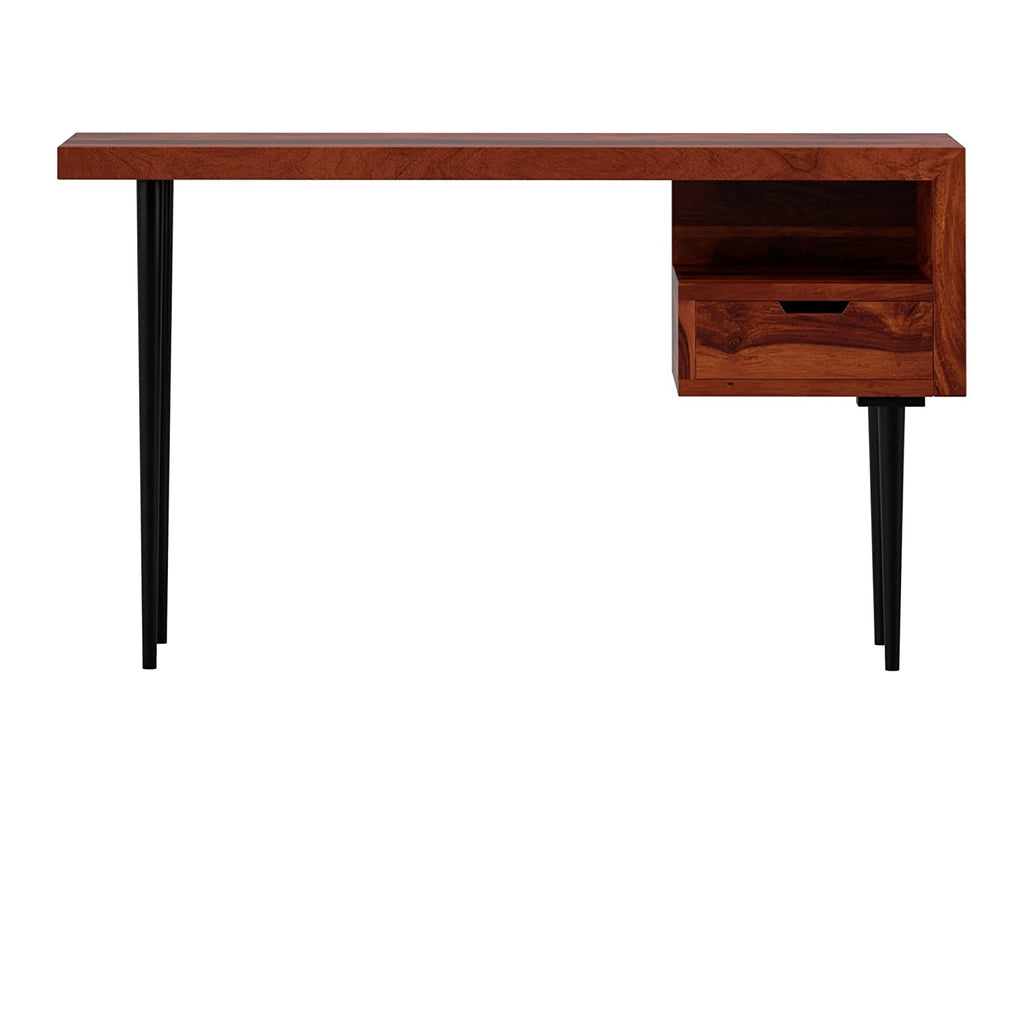 Onyx Sheesham Wood Study Table In Natural Finish For Study Room Furniture