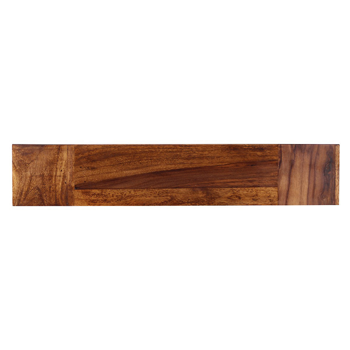 Timbe Task Sheesham Wood Wall Rank  In Natural Teak For Living Room Furniture