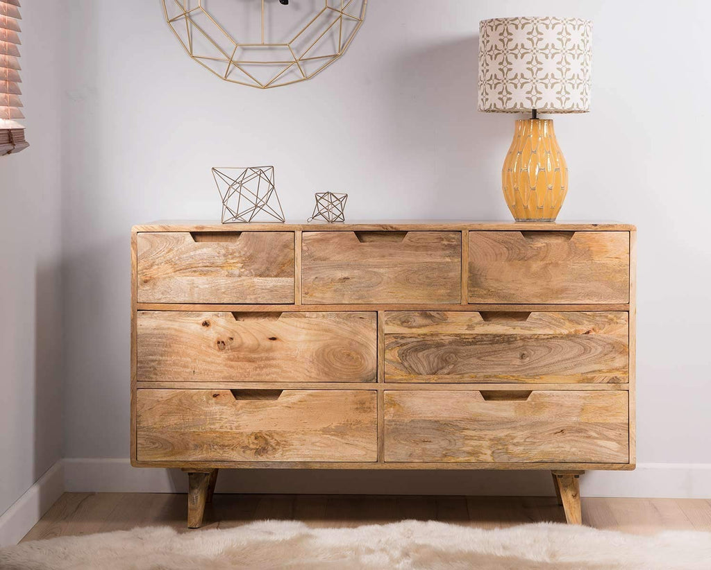 Aspen Mango Wood Chest Of Drawer For Living Room Furniture
