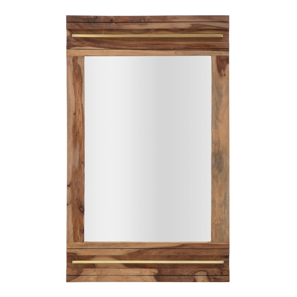 Oriel Sheesham Wood Mirror Frame For Living Room