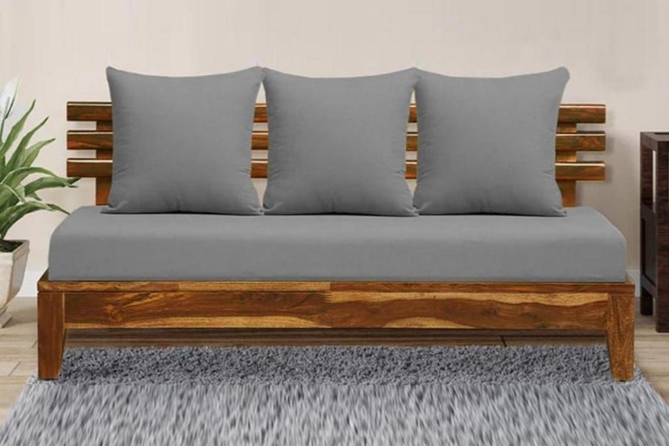 Kia Sheesham Wood 3 seater Sofa In Provincial Teak In Living Room #006