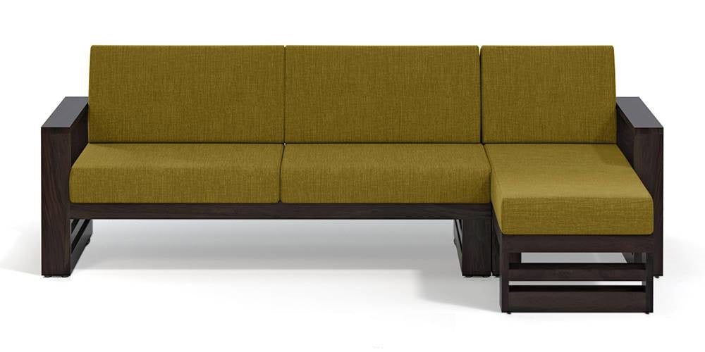 Jax Sheesham Wood 5 Seater Sofa Set In Provincial Teak For Living Room Furniture