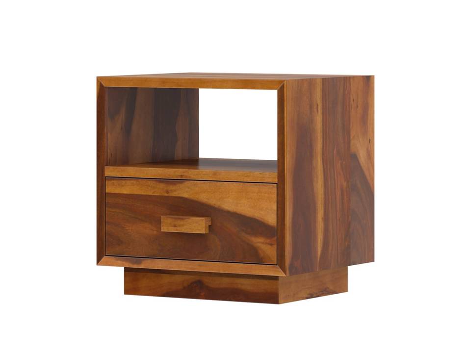 Royal Place Sheesham Wood End Table,Night Stand For Bedroom Furniture