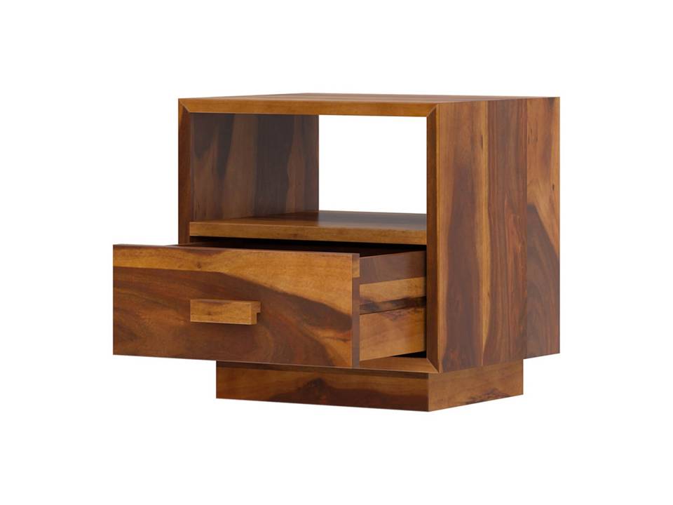 Royal Place Sheesham Wood End Table,Night Stand For Bedroom Furniture