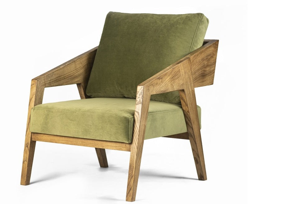 Solid Wood Sofa Set In Natural Teak
