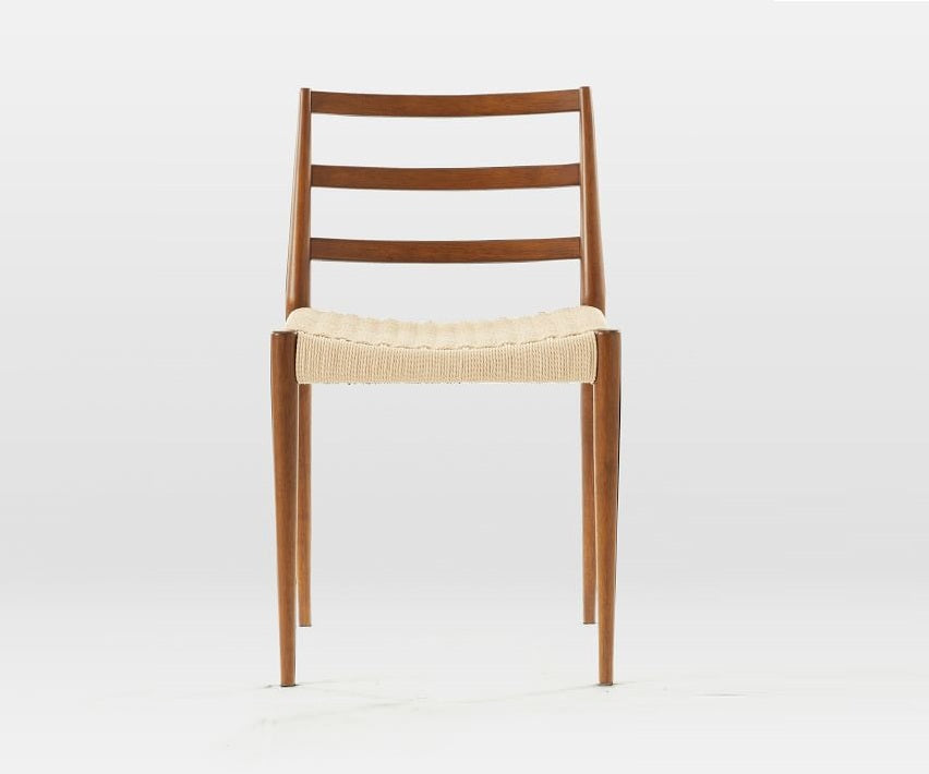 Marudhar Mango Wood Chair Set of 1 In Netural Finish