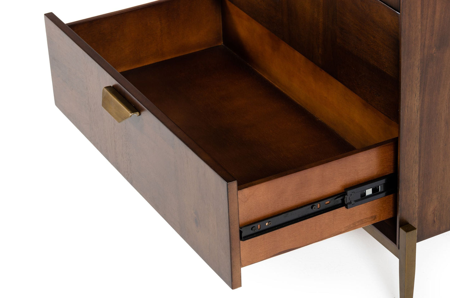 Homerange Mango Wood 5 Drawers In Provincial Teak Finish Living Room